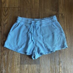 Aerie High Waist Blue Athletic Shorts